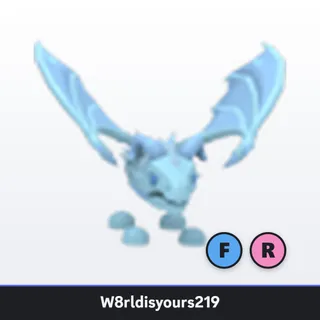 Adopt Me Fly Ride Frost Dragon (FR) - Full Grown - Fast Trade