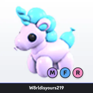 Adopt Me Mega Neon Fly Ride Balloon Unicorn (MFR) - Full Grown - Fast Trade