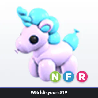 Adopt Me Neon Fly Ride Balloon Unicorn (NFR) - Full Grown - In Stock - Fast Trade