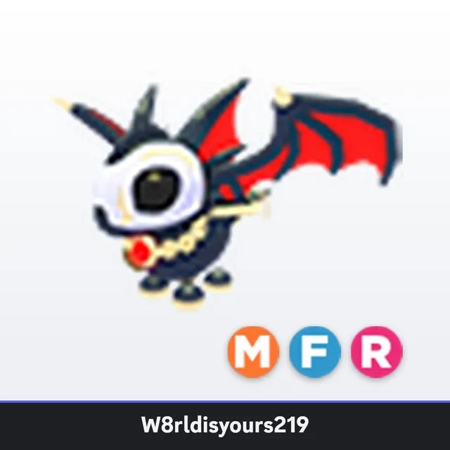 Adopt Me Mega Neon Fly Ride Phantom Dragon (MFR) - Full Grown - Fast ...