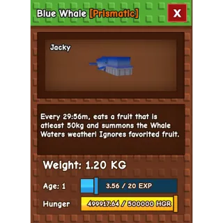 [RUSH SELL] BLUE WHALE RARE EXCLUSIVE DLC PET