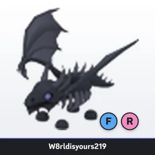 Adopt Me Fly Ride Shadow Dragon (FR) - Full Grown - In Stock - Fast Trade
