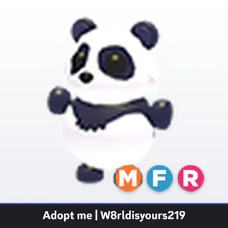 Adopt Me Mega Neon Fly Ride Giant Panda (MFR) - Full Grown - In Stock - Fast Trade