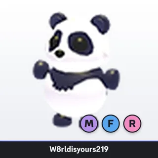 Adopt Me Mega Neon Fly Ride Giant Panda (MFR) - Full Grown - Fast Trade