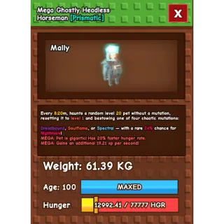 [RUSH SELL] GHH 60KG+ / Ghostly Headless Horseman