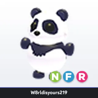 Adopt Me Neon Fly Ride Giant Panda (NFR) - Full Grown - In Stock - Fast Trade