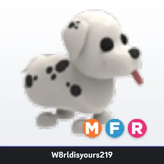 Adopt Me Mega Neon Fly Ride Dalmatian (MFR) - Full Grown - Fast Trade