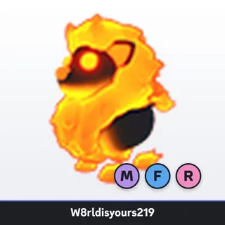 Adopt Me Mega Neon Fly Ride Blazing Lion (MFR) - Full Grown - Fast Trade