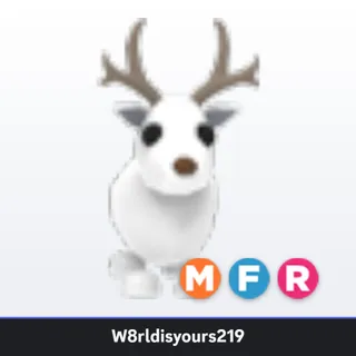 Adopt Me Mega Neon Fly Ride Arctic Reindeer (MFR) - Full Grown - Fast Trade