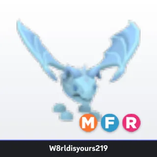 Adopt Me Mega Neon Fly Ride Frost Dragon (MFR) - Full Grown - Fast Trade