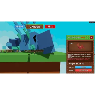 TITANIC BLUE LOBSTER 1/1🦞💙  86.08KG 1/100k COLLECTOS PET | GAG | GROW A GARDEN