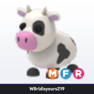 Adopt Me Mega Neon Fly Ride Cow (MFR) - Full Grown - Fast Trade