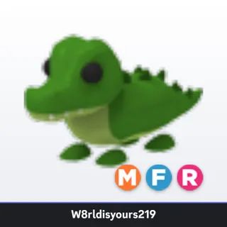 Adopt Me Mega Neon Fly Ride Crocodile (MFR) - Full Grown - Fast Trade