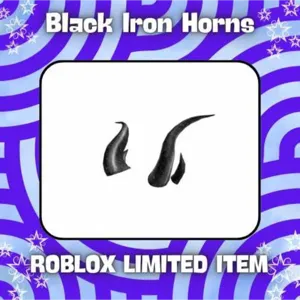 Black Iron Horns Roblox