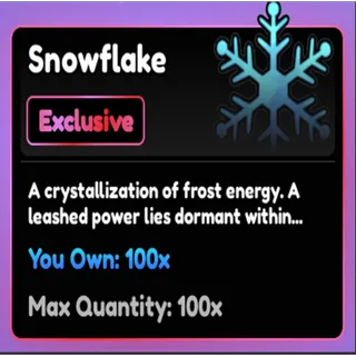 Snowflake x100 | AV | Anime Vanguards