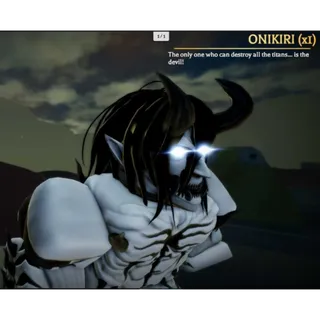 Onikiri Eren Titan Skin | AOTR | Attack On Titan Revolution