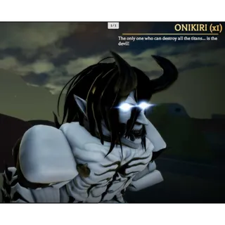 Onikiri Eren Titan Skin | AOTR | Attack On Titan Revolution