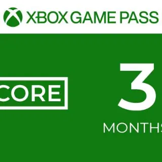 Xbox Game Pass Core 3 Months Xbox Live Key - GLOBAL