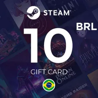 Steam Wallet Gift Card 10 BRL Key - BRAZIL