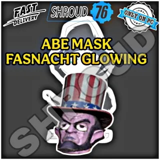  Fasnacht Glowing Abe Mask