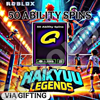  Haikyuu 50 ABILITY SPINS