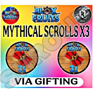  MYTHICAL SCROLLS X3