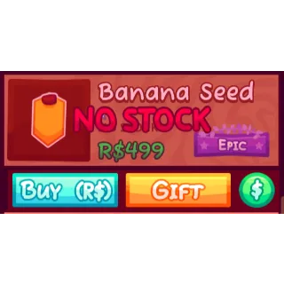 Garden Horizons 🌱 BANANA SEED X1