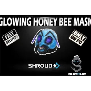 Fasnacht Glowing Honey Bee Mask