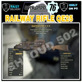 RAILWAY RIFLE  QE25