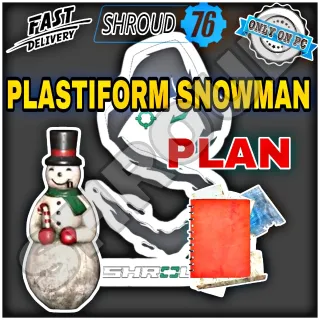 Plastiform Snowman