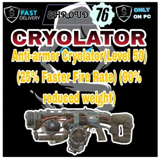 Anti-armor Cryolator(Level 50) (25% 