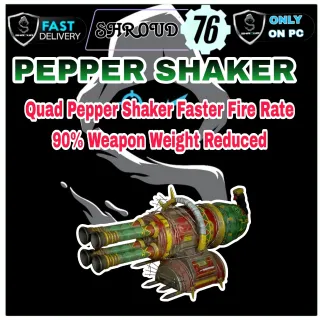 Quad Pepper Shaker Faster Fire Rate 