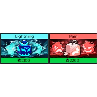 Blox Fruits - Permanent LIGHTNING + PAIN PERMANENT