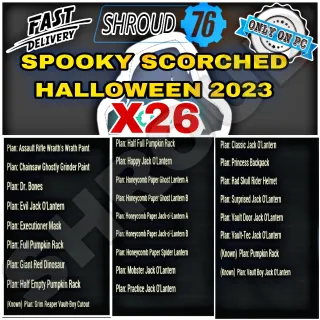 SPOOKY SCORCHRD & HALLOWEEN 2023