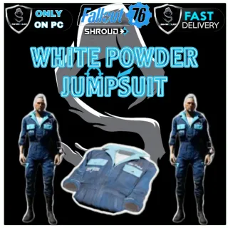 WHITE POWDER JUMPSUIT | FAST DELIVER