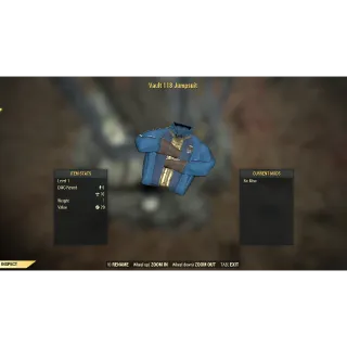  VAULT 118 OUTFIT