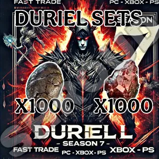 DIABLO 4 DURIEL SETS X1000