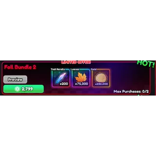 Anime Vanguards - FALL Bundle 2