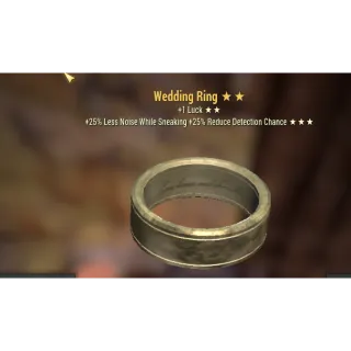 WEDDING RING  +1 LUCK