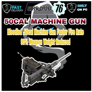 Bloodied .50cal Machine Gun Faster F