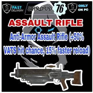 Anti-Armor Assault Rifle (+50% VATS 