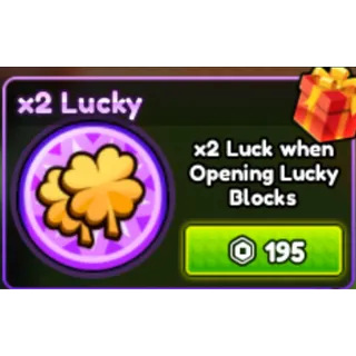 Be a Lucky Block - 2X LUCKY