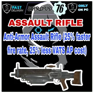 Anti-Armor Assault Rifle (25% faster
