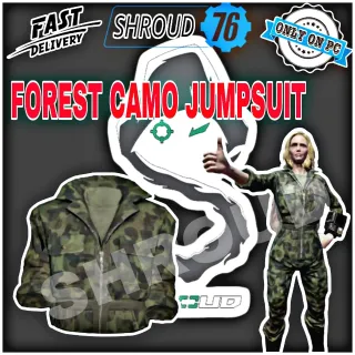 FOREST CAMO JUMPSUIT ● FAST DELIVERY