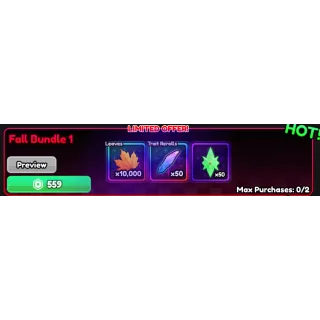 Anime Vanguards - FALL Bundle 1