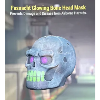 Fasnacht Glowing Bone Mask