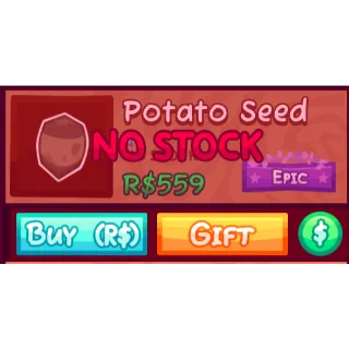 Garden Horizons 🌱 POTATO SEED X1