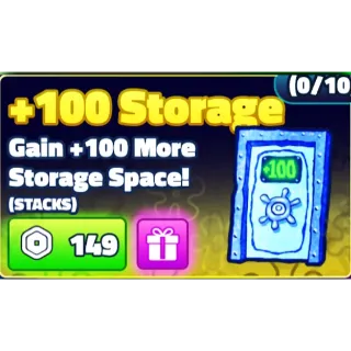 SpongeBob +100 Storage  x10