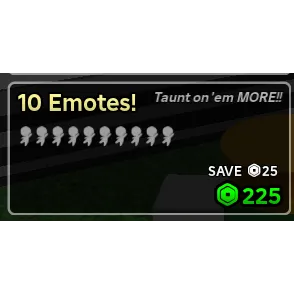 Heroes Battlegrounds 10 EMOTES 