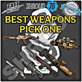 Any weapon of your choice We can customize it as you like